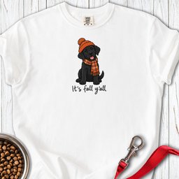 Black Labrador Its Fall Yall Premium Tee Gift For Dog Lover