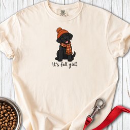Black Labrador Its Fall Yall Premium Tee Gift For Dog Lover