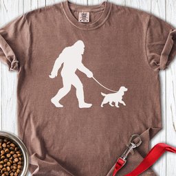 Bigfoot Cocker Spaniel Premium Tee Gift For Dog Lover