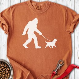 Bigfoot Cocker Spaniel Premium Tee Gift For Dog Lover