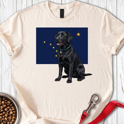 Black Labrador Alaska T Shirt Gift For Dog Lover