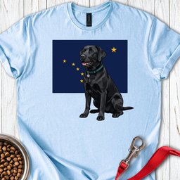 Black Labrador Alaska T Shirt Gift For Dog Lover