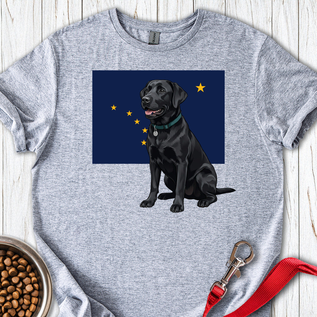 Black Labrador Alaska T Shirt Gift For Dog Lover