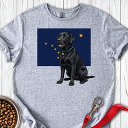 Black Labrador Alaska T Shirt Gift For Dog Lover