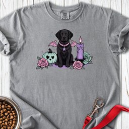 Black Lab Halloween Pastel Goth Premium Tee Gift For Dog Lover