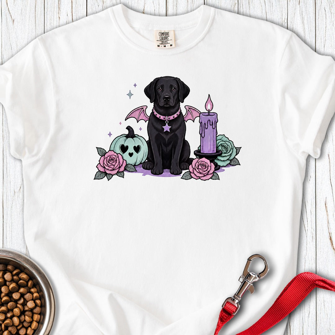 Black Lab Halloween Pastel Goth Premium Tee Gift For Dog Lover