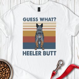 Blue Heeler Butt T Shirt Gift For Dog Lover