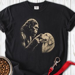 Bigfoot Golden Retriever Boop Premium Tee Gift For Dog Lover