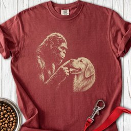 Bigfoot Golden Retriever Boop Premium Tee Gift For Dog Lover