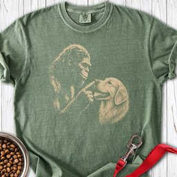 Bigfoot Golden Retriever Boop Premium Tee Gift For Dog Lover