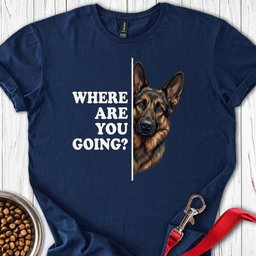 Black And Tan Gsd Following T Shirt Gift For Dog Lover