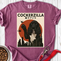 Black Cockerzilla Premium Tee Gift For Dog Lover