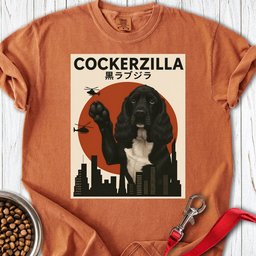 Black Cockerzilla Premium Tee Gift For Dog Lover