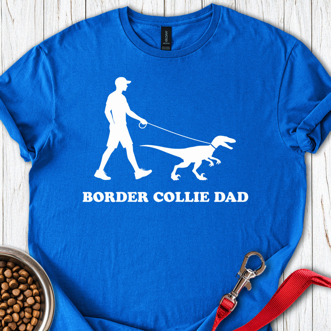 Border Collie Dad T Shirt Gift For Dad