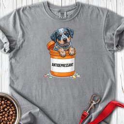 Blue Heeler Antidepressant Premium Tee Gift For Dog Lover