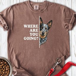 Blue Heeler Following Premium Tee Gift For Dog Lover