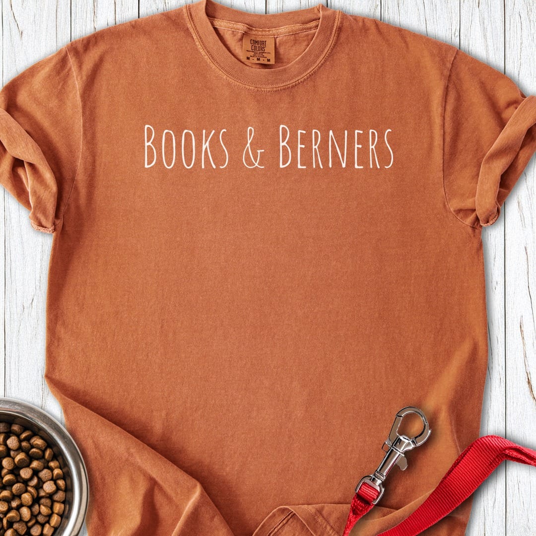 Books And Berners Premium Tee Premium Tee Gift For Dog Lover