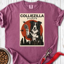 Border Collie Colliezilla Premium Tee Gift For Dog Lover