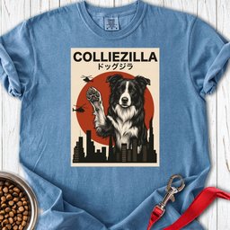 Border Collie Colliezilla Premium Tee Gift For Dog Lover