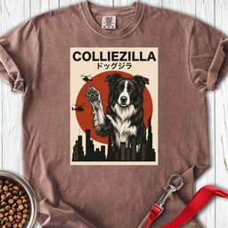 Border Collie Colliezilla Premium Tee Gift For Dog Lover