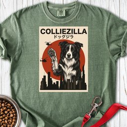 Border Collie Colliezilla Premium Tee Gift For Dog Lover