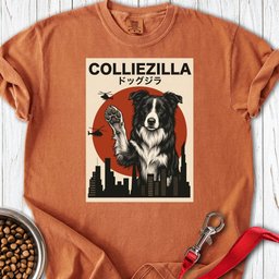 Border Collie Colliezilla Premium Tee Gift For Dog Lover