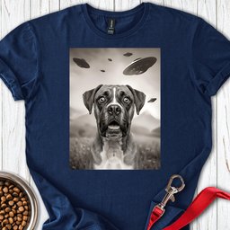 Boxer Ufo T Shirt Gift For Dog Lover