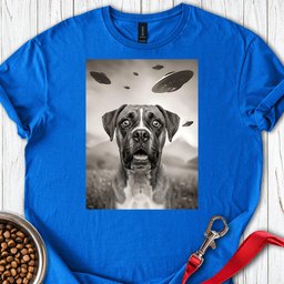 Boxer Ufo T Shirt Gift For Dog Lover