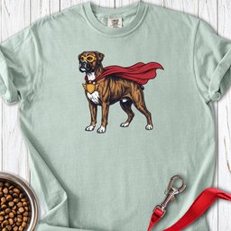 Boxer Superhero Premium Tee Gift For Dog Lover