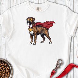 Boxer Superhero Premium Tee Gift For Dog Lover