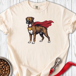 Boxer Superhero Premium Tee Gift For Dog Lover