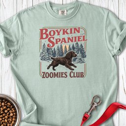 Boykin Spaniel Zoomies Club Premium Tee Gift For Dog Lover