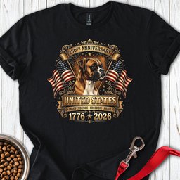 Boxer 250 Anniversary T Shirt Gift For Dog Lover