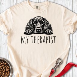 Boykin Spaniel My Therapist Premium Tee Gift For Dog Lover