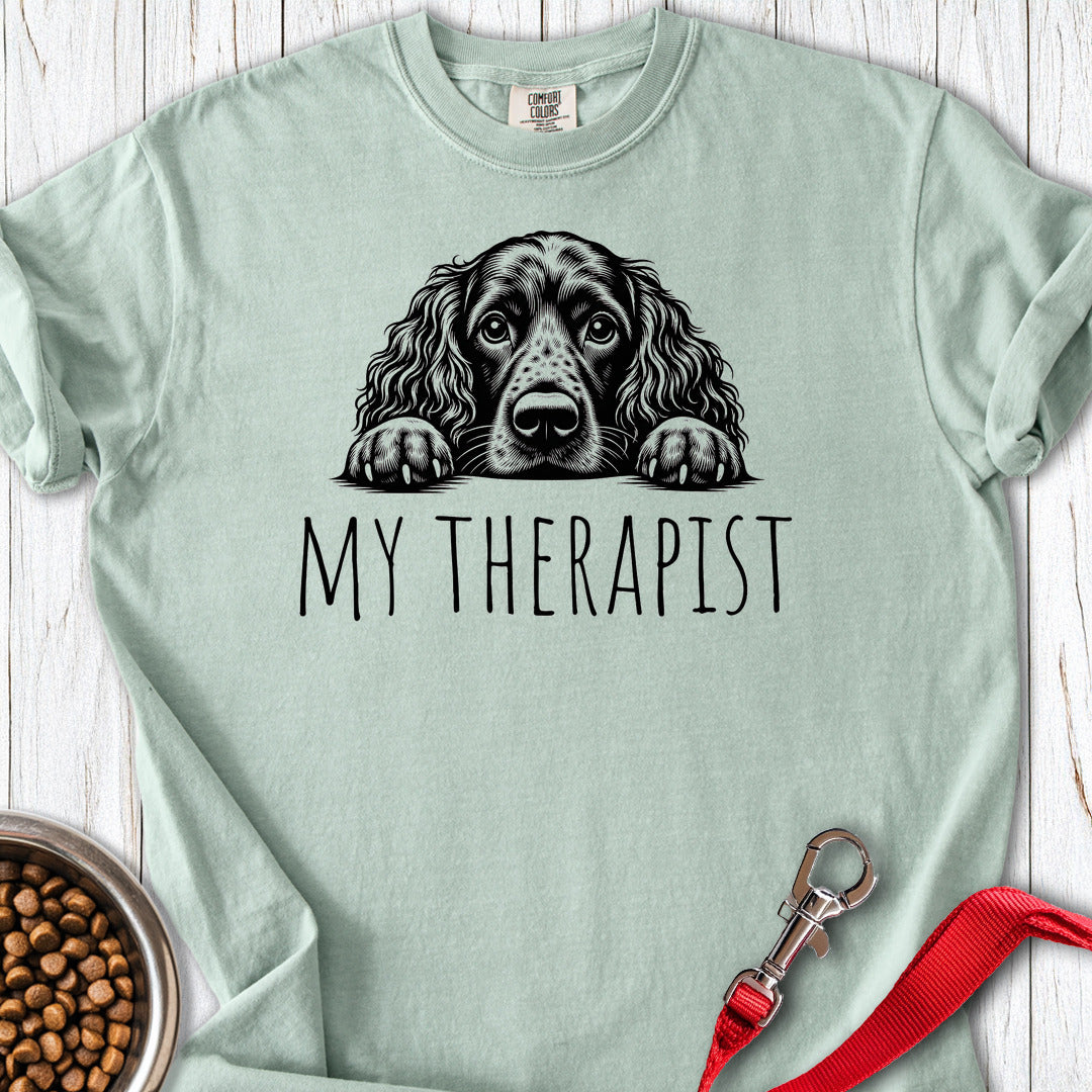 Boykin Spaniel My Therapist Premium Tee Gift For Dog Lover