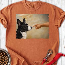 Cardigan Welsh Corgi Black And White Creation Premium Tee Gift For Dog Lover