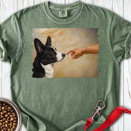 Cardigan Welsh Corgi Black And White Creation Premium Tee Gift For Dog Lover
