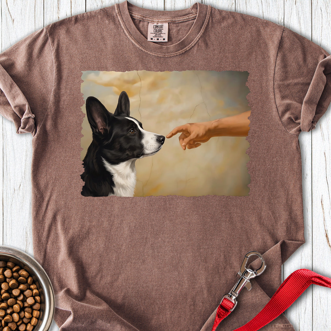 Cardigan Welsh Corgi Black And White Creation Premium Tee Gift For Dog Lover