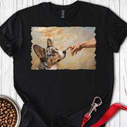 Cardigan Welsh Corgi Blue Merle Creation T Shirt Gift For Dog Lover