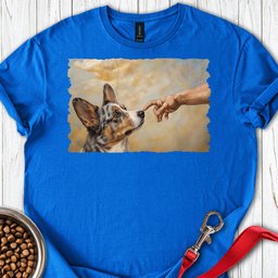 Cardigan Welsh Corgi Blue Merle Creation T Shirt Gift For Dog Lover