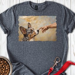 Cardigan Welsh Corgi Blue Merle Creation T Shirt Gift For Dog Lover