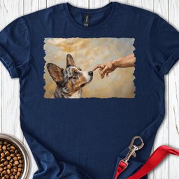 Cardigan Welsh Corgi Blue Merle Creation T Shirt Gift For Dog Lover