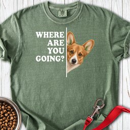 Cardigan Welsh Corgi Red Where Are You Going Premium Tee Gift For Dog Lover