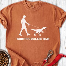 Border Collie Dad Premium Tee Gift For Dad