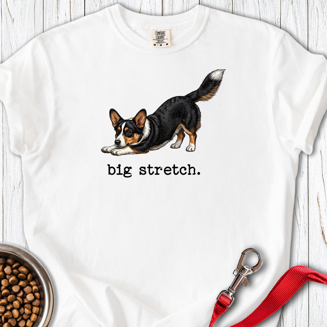 Cardigan Welsh Corgi Big Stretch Premium Tee Gift For Dog Lover