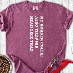 Border Collie Tilt His Head Premium Tee Gift For Dog Lover