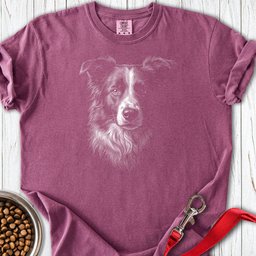Border Collie Engraved Premium Tee Gift For Dog Lover
