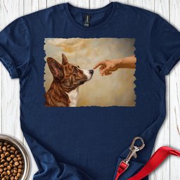 Cardigan Welsh Corgi Red Brindle Creation T Shirt Gift For Dog Lover