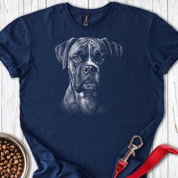 Boxer Engraved T Shirt Gift For Dog Lover