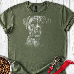 Boxer Engraved T Shirt Gift For Dog Lover